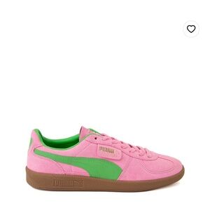 Puma Vibrant Pink and Green Sneakers